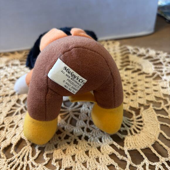 Vintage Mickey Mouse A Christmas Carol Plush Toy Collectible Series Disney 80s - Picture 3 of 9